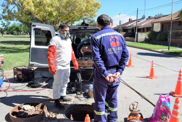 Inspección y saneamiento de la red cloacal