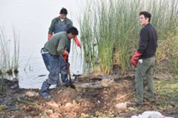 JORNADA COLECTIVA DE LIMPIEZA DE LA LAGUNA