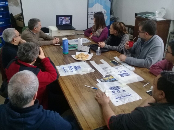 RICARDO MICCINO: “FUE MUY POSITIVO EL ENCUENTRO CON LA CÁMARA DE COMERCIO PARA AVANZAR EN LA UTILIZACIÓN DE BOLSAS COMPOSTABLES”.