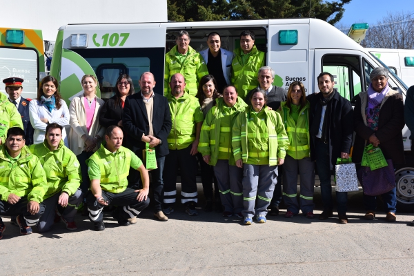 PARA AMPLIAR Y FORTALECER EL SISTEMA DE EMERGENCIAS, EL HOSPITAL MUNICIPAL CUENTA CON UNA NUEVA AMBULANCIA DE ALTA COMPLEJIDAD