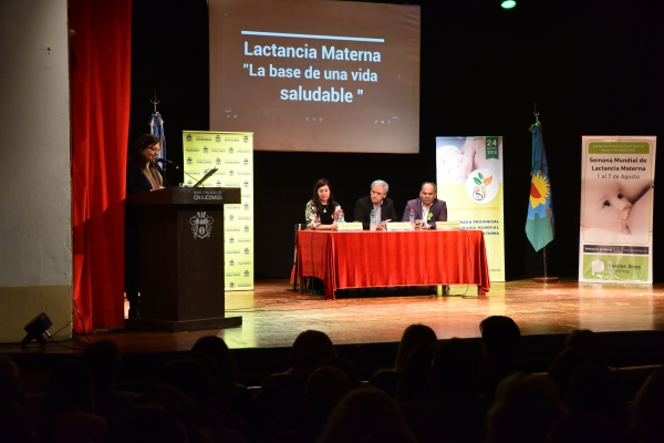 JAVIER GASTÓN “ES UN HONOR QUE CHASCOMÚS SEA ANFITRIÓN DE LA XIII JORNADA PROVINCIAL DE LACTANCIA MATERNA Y TENER LA POSIBILIDAD DE ESCUCHAR A TANTOS PROFESIONALES ESPECIALIZADOS EN ESTA TEMÁTICA”