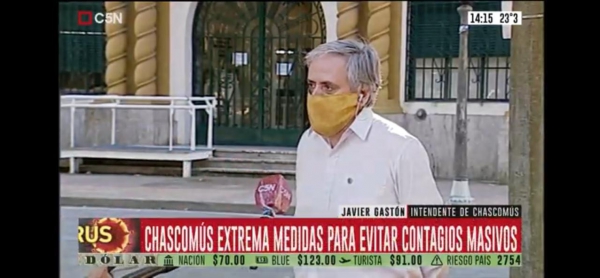 MEDIOS NACIONALES SE HICIERON ECO DEL ESTADO DE SITUACIÓN EPIDEMIOLÓGICA DE COVID 19 EN CHASCOMÚS 