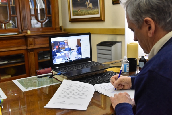 JAVIER GASTÓN: “ES UNA TRANQUILIDAD PODER TRABAJAR DE FORMA CONJUNTA Y TENER EL RESPALDO DE PROVINCIA Y NACIÓN”