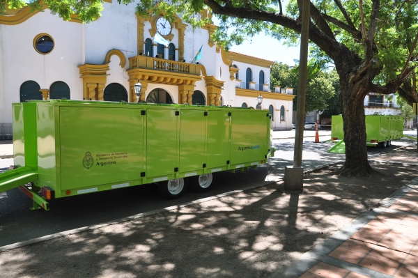 CHASCOMÚS CUENTA CON PUNTOS LIMPIOS MÓVILES QUE RECORRERÁN LA CIUDAD PARA RECOLECTAR RESIDUOS RECICLABLES