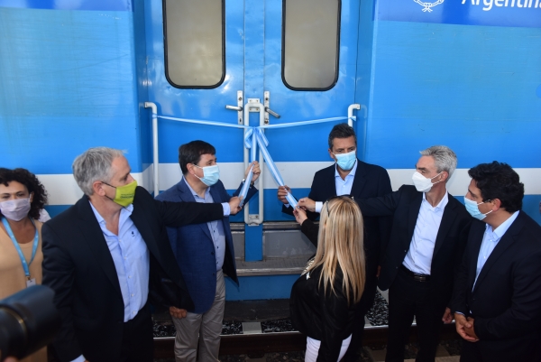 JAVIER GASTÓN: “ES UN ORGULLO PARA TODOS LOS CHASCOMUNENSES QUE LA NACIÓN NOS HAYA ELEGIDO PARA VOLVER A PONER EN MARCHA EL TREN SANITARIO” 