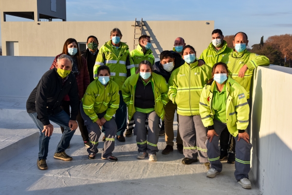 TRABAJADORES DEL HOSPITAL RECORRIERON LA NUEVA SALA DE PEDIATRÍA 