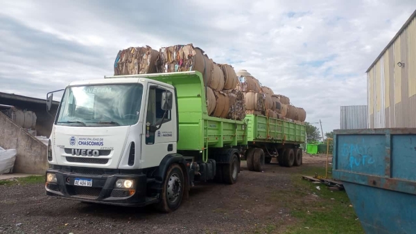 Nuevo envío de material reciclable recuperado por la comunidad