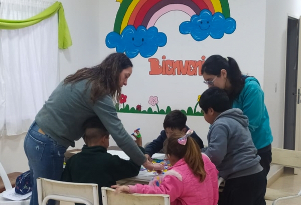 COMENZÓ EL TALLER DE ALFABETIZACIÓN EN EL GALLO BLANCO