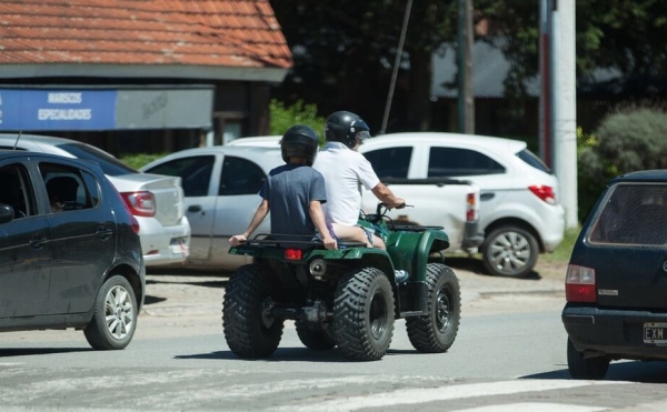 La circulación de cuatriciclos se encuentra prohibida en el área urbana de Chascomús.