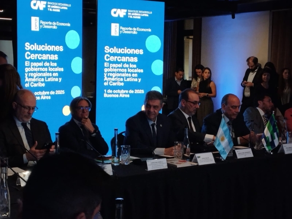 Chascomús participó de la presentación del Reporte de Economía y Desarrollo 2025 de CAF