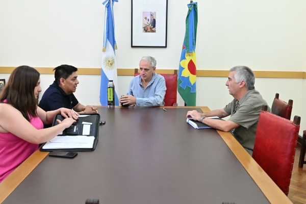 Javier Gastón se reunió con el nuevo presidente del Concejo Deliberante