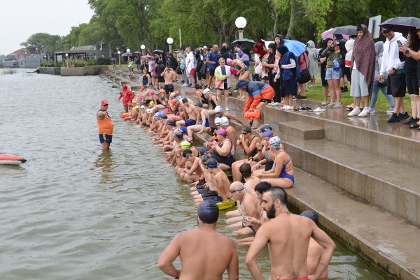 Exitosa primera fecha del circuito de Aguas Abiertas en Chascomús