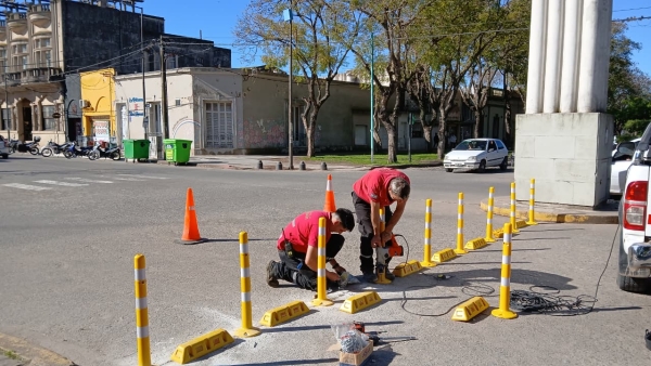 Ordenan la circulación en la zona del Reloj