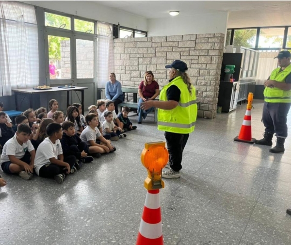  Comenzaron las capacitaciones en seguridad vial en las escuelas