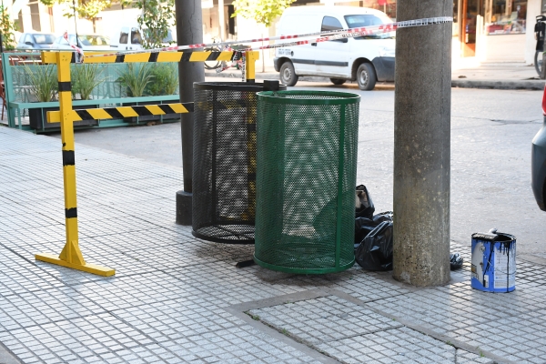 Acondicionamiento del mobiliario de la calle Libres del Sur