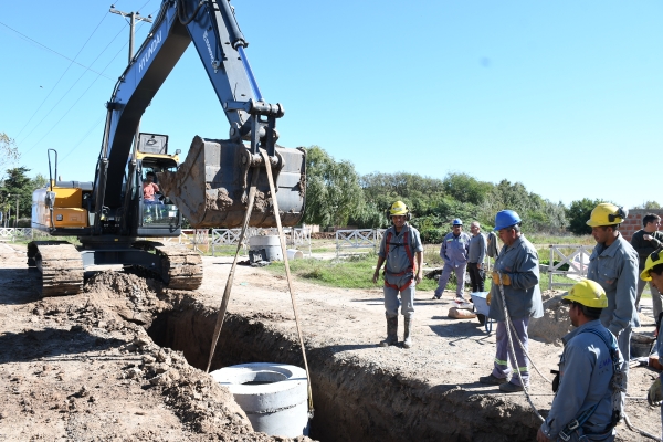 La cloaca máxima beneficiará a numerosos barrios de Chascomús