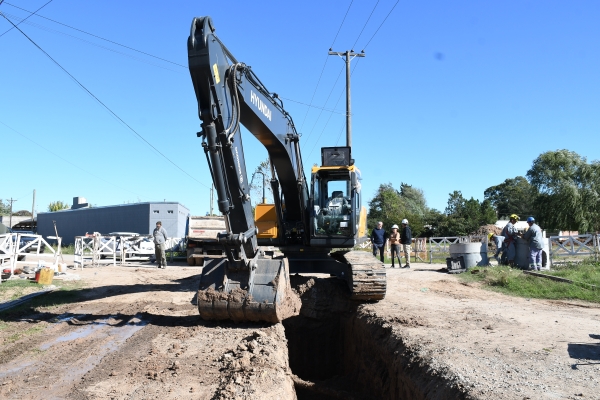 Avanzan las obras de la Cloaca Máxima