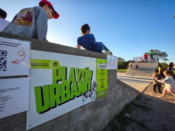 El playón urbano, un espacio de encuentro y deporte para las juventudes