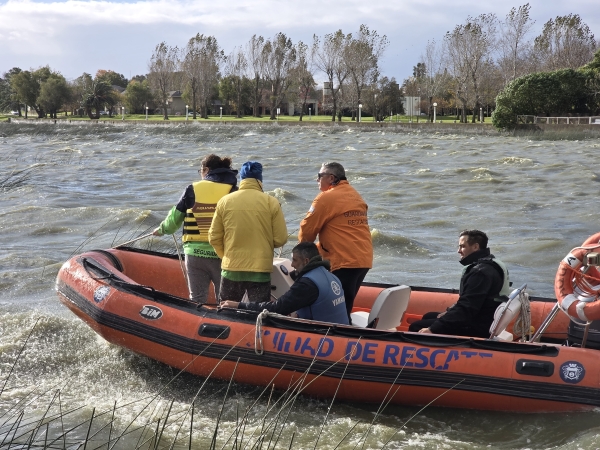 Detectaron a pescadores furtivos en la laguna tras un aviso de vecinos