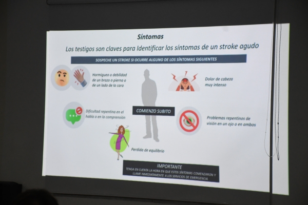 Se brindó una enriquecedora capacitación para reconocer y actuar ante un ACV